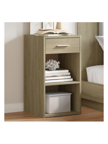 Sonata H Нощни шкафчета 2 бр дъб сонома 35x34x65 см инженерно дърво