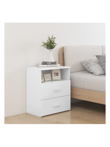Sonata H Нощни шкафчета, 2 бр, бели, 50x32x60 см