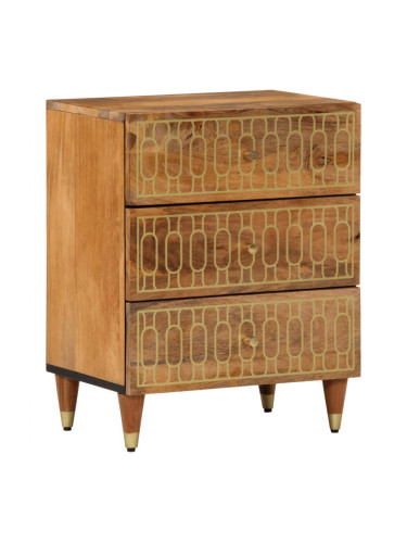 Sonata H Нощно шкафче 50x33x62 см мангово дърво масив