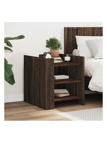 Sonata H Нощно шкафче, кафяв дъб, 45x50x50 см, инженерно дърво