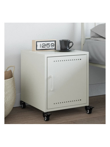 Sonata H Нощно шкафче, бял, 36x39x43,5 см, стомана