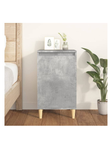 Sonata H Нощно шкафче, бетонно сиво, 40x35x70 см, инженерно дърво