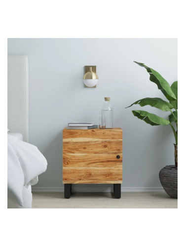 Sonata H Нощно шкафче 40x33x46 см масивна акация