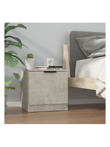Sonata H Нощно шкафче, бетонно сиво, 40x39x40 см