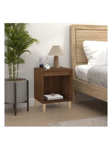 Sonata H Нощно шкафче, кафяв дъб, 40x35x50 см