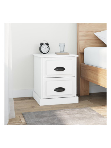 Sonata H Нощно шкафче, бяло, 39x39x47,5 см, инженерно дърво