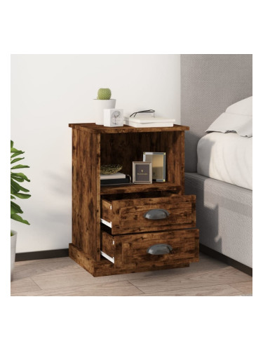 Sonata H Нощни шкафчета, 2 бр, опушен дъб, 43x36x60 см