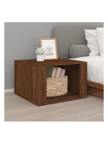 Sonata H Нощна масичка, кафяв дъб, 57x55x36 см, инженерно дърво