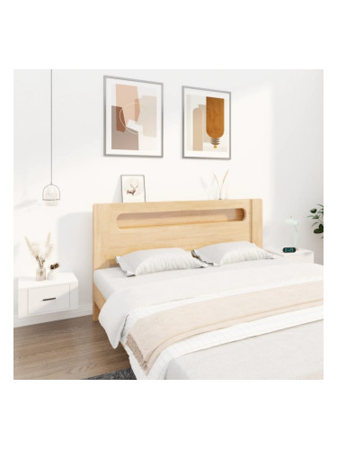 Sonata H Нощни шкафчета за стенен монтаж, 2 бр, бели, 50x36x25 см