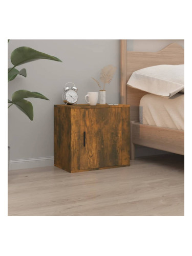 Sonata H Нощно шкафче за стенен монтаж, опушен дъб, 50x30x47 см