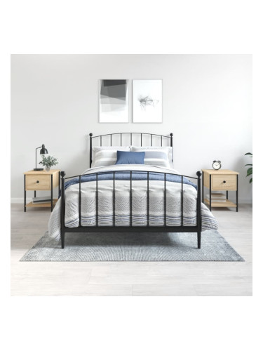 Sonata H Нощни масички, 2 бр, сонома дъб, 34x35,5x45 см, инженерно дърво