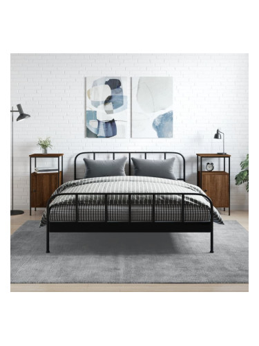 Sonata H Нощни шкафчета, кафяв дъб, 41x31x80 см, инженерно дърво