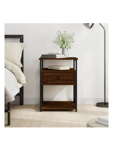 Sonata H Нощно шкафче, кафяв дъб, 40x42x55 см, инженерно дърво