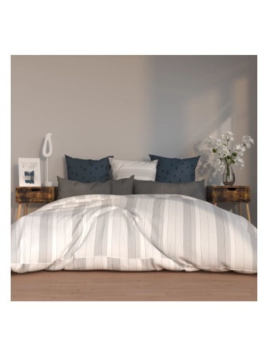 Sonata H Нощни шкафчета, 2 бр, опушен дъб, 40x40x56 см, инженерно дърво