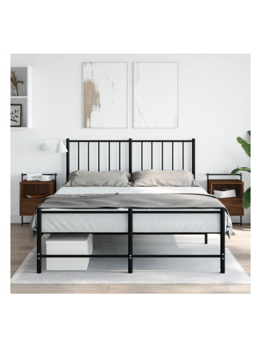 Sonata H Нощно шкафче стенно 2 бр кафяв дъб 40x30x61 см инженерно дърво