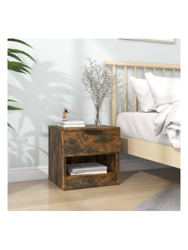 Sonata H Нощно шкафче, опушен дъб, инженерно дърво