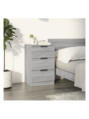 Sonata H Нощно шкафче, сив сонома, 40x36x65 см