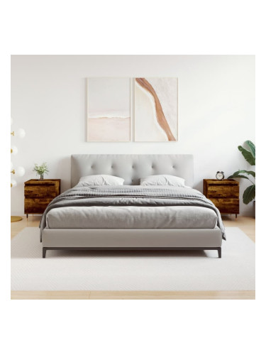 Sonata H Нощни шкафчета, 2 бр, опушен дъб, 40x35x50 см, инженерно дърво