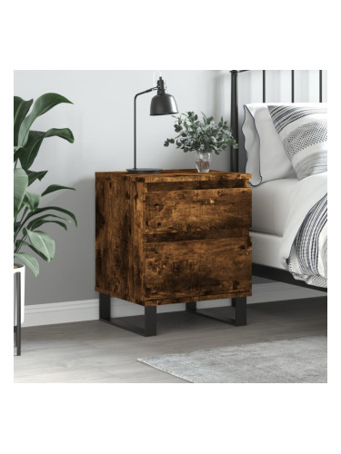 Sonata H Нощно шкафче опушен дъб 40x35x50 см инженерно дърво