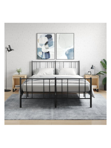 Sonata H Нощни шкафчета, 2 бр, сонома дъб, 40x35x50 см, инженерно дърво