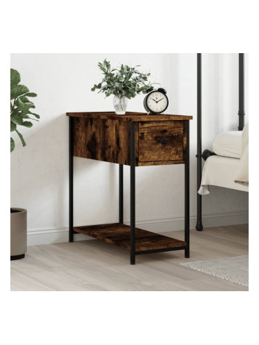 Sonata H Нощно шкафче, опушен дъб, 30x60x60 см, инженерно дърво