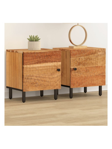 Sonata H Нощни шкафчета, 2 бр, 40x33x46 см, акация масив