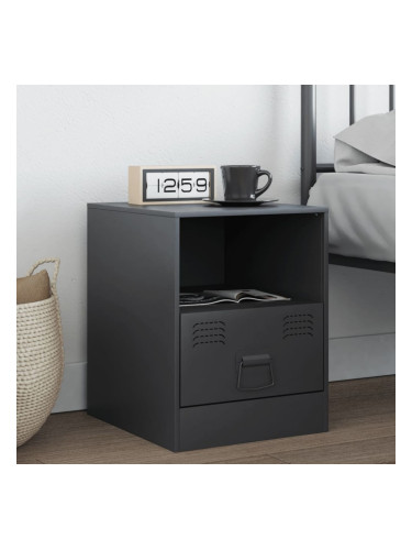 Sonata H Нощно шкафче, антрацит, 34,5x39х44 см, стомана
