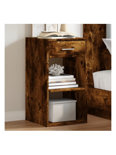 Sonata H Нощно шкафче, опушен дъб, 35x34x65 см, инженерно дърво