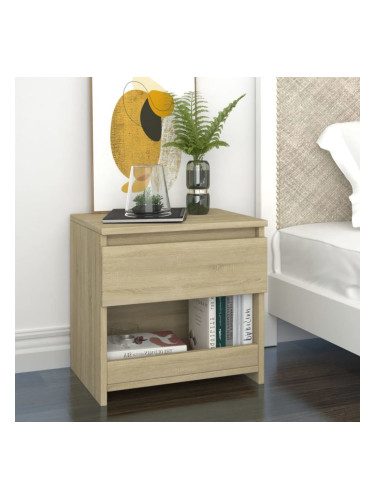 Sonata H Нощнo шкафче, дъб сонома, 40x30x39 см, инженерно дърво