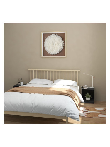 Sonata H Нощни шкафчета, 2 бр, сиви, 35,5x33,5x41,5 см, бор масив