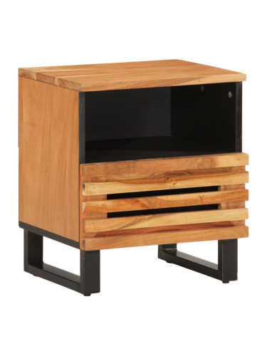 Sonata H Нощно шкафче 40x34x46 см масивна акация