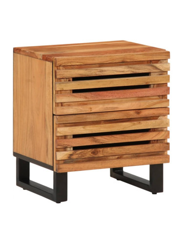 Sonata H Нощно шкафче 40x34x46 см масивна акация