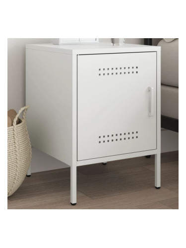 Sonata H Нощно шкафче, бяло, 36x39x50,5 см, стомана