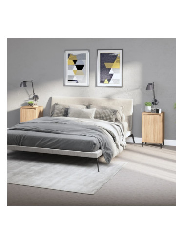 Sonata H Нощни шкафчета, 2 бр, сонома дъб, 40x35x70 см, инженерно дърво