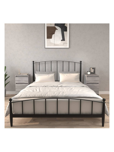 Sonata H Нощни шкафчета, 2 бр, сив сонома, 40x35x70 см