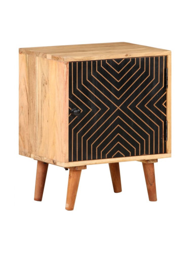 Sonata H Нощно шкафче, 40х30х50 см, акациево дърво масив