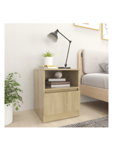 Sonata H Нощно шкафче, дъб сонома, 40x40x50 см, инженерно дърво
