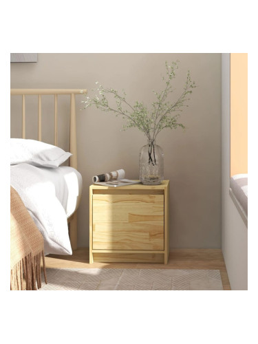 Sonata H Нощно шкафче, 40x30,5x40 см, борово дърво масив