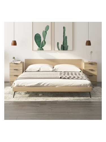 Sonata H Нощни шкафчета, 2 бр, сонома дъб, 40x36x65 см