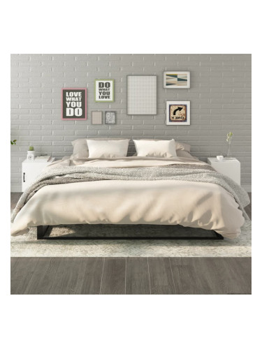 Sonata H Нощни шкафчета, 2 бр, бели, инженерно дърво