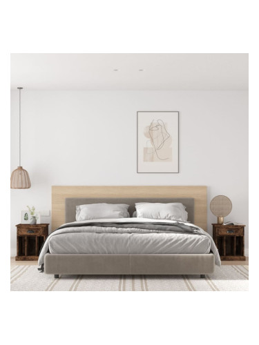 Sonata H Нощни шкафчета 2 бр опушен дъб 43x36x50 см