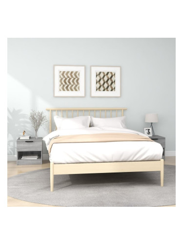 Sonata H Нощни шкафчета, 2 бр, сив сонома, инженерно дърво