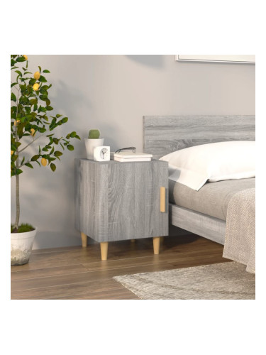 Sonata H Нощно шкафче, сив сонома, инженерно дърво