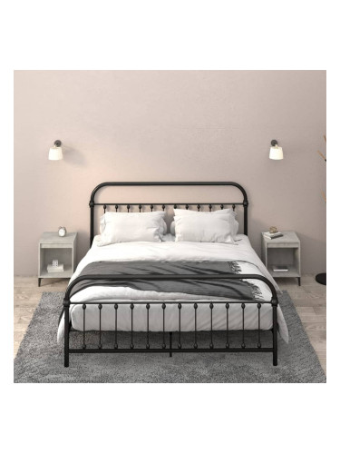 Sonata H Нощни шкафчета, 2 бр, бетонно сиво, 40x35x50 см