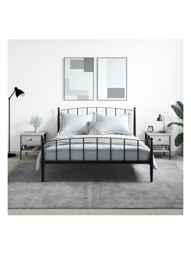 Sonata H Нощни масички, 2 бр, cив сонома, 40x42x45 см, инженерно дърво