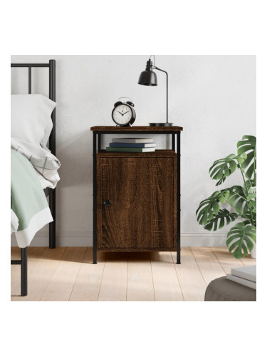Sonata H Нощно шкафче, кафяв дъб, 40x42x60 см, инженерно дърво