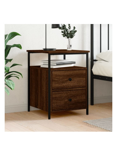 Sonata H Нощно шкафче, кафяв дъб, 44x45x60 см, инженерно дърво