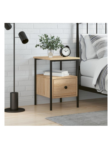 Sonata H Нощно шкафче, дъб сонома, 34x36x50 см, инженерно дърво