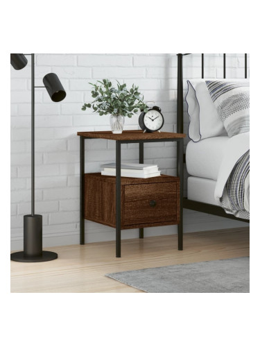 Sonata H Нощно шкафче, кафяв дъб, 34x36x50 см, инженерно дърво