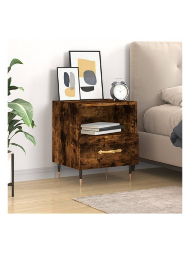 Sonata H Нощно шкафче, опушен дъб, 40x35x47,5 см, инженерно дърво